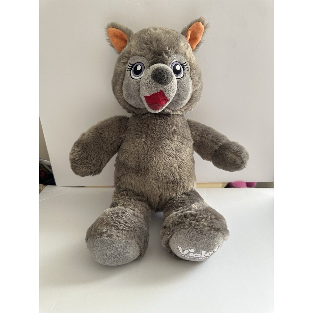 Build A Bear Violet The Wolf 16" Plush Stuffed Animal Great Wolf Pack Purple